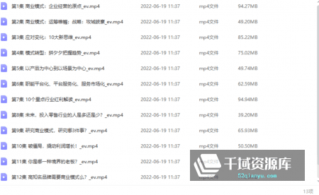 黄力泓5套全集-《商业模式创新和顶层设计课程全5套》[视频/PDF/14.51GB]百度网盘-千域资源库