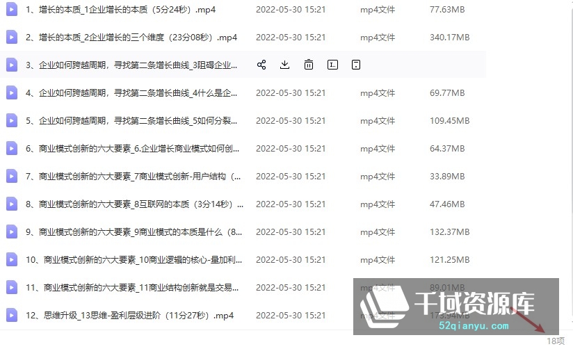 01、张琦：盈利增长17堂必修课-千域资源库