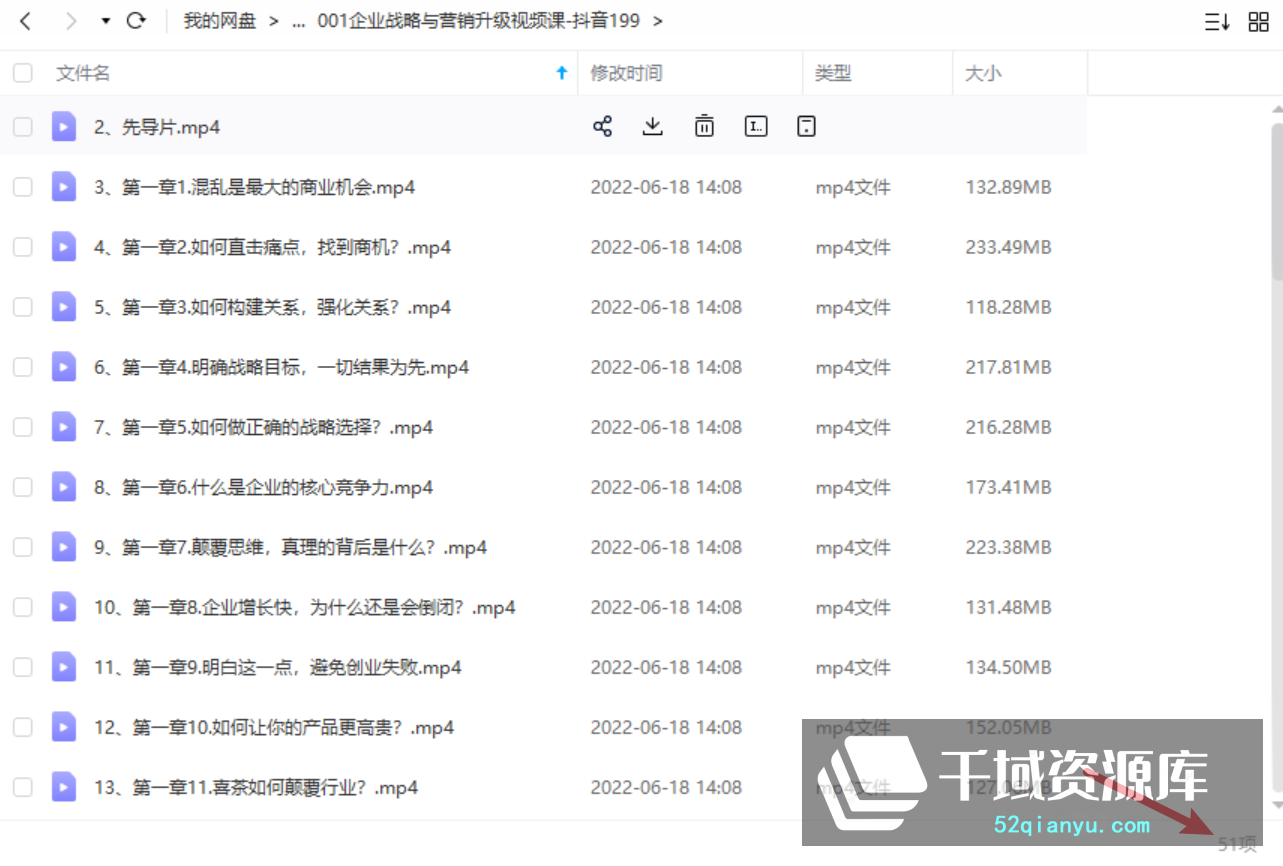 001企业战略与营销升级视频课-抖音199