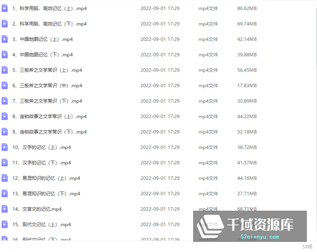 最强大脑王峰实战记忆课程-高效记忆力提升课2套+课程资料[8.08GB/MP4/PDF]-千域资源库