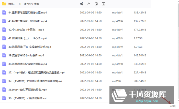 李一舟《 [一舟一课]月销千万的抖音课程》-带作业+课件[22.67GB/MP4/PDF/]-千域资源库