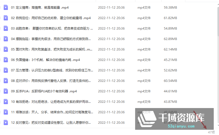杨天真-《32个高情商公式》视频课程，百度网盘。[MP4/1.77GB]-千域资源库