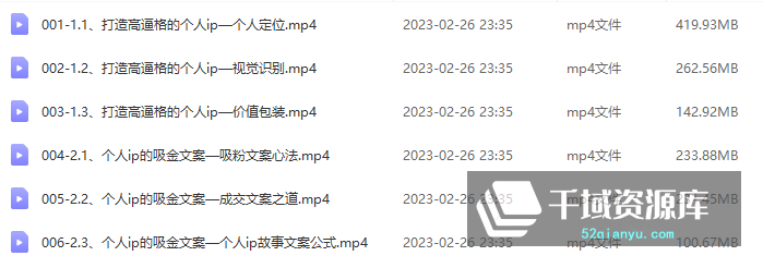 桔子会-5套课程合集-《私域流量百年先速成班/总裁班》原价12800赠送社群藏宝图[MP4/PNG/21.31GB]百度网盘-千域资源库