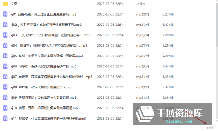 徐瑾-《经济学大师30讲》[MP3/PDF/234MB]百度网盘-千域资源库